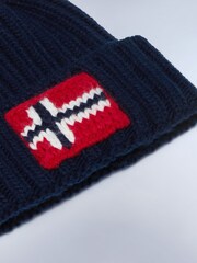 Napapijri Blue Semiury Beanie - Image 3 of 4