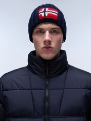 Napapijri Blue Semiury Beanie - Image 4 of 4