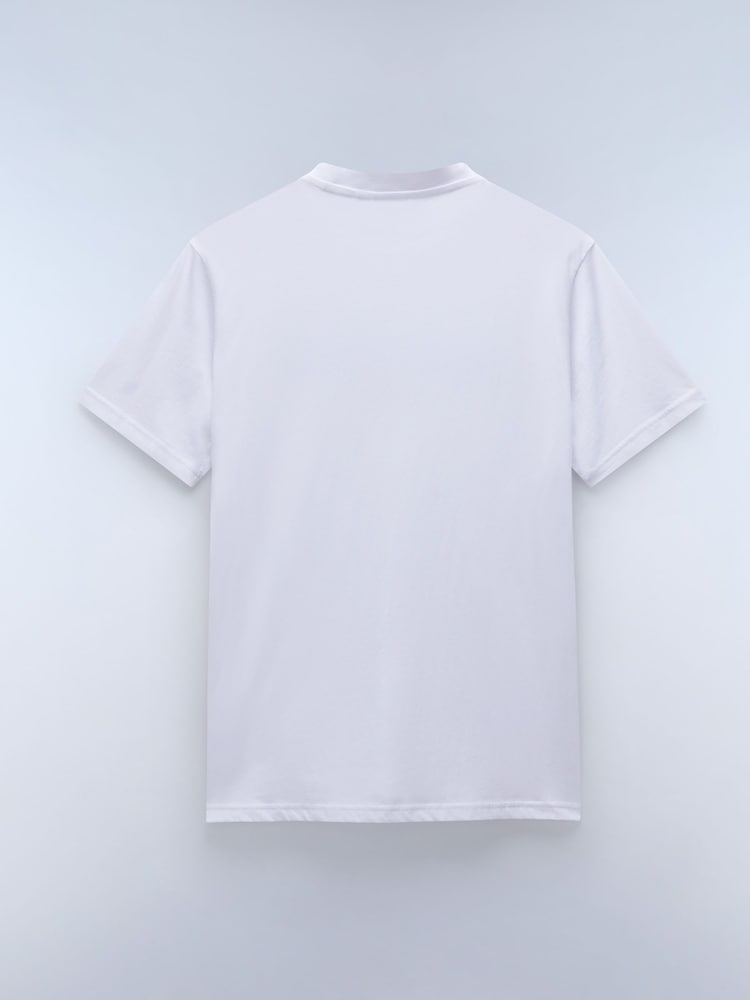Camiseta branca de manga curta Napapijri Aylmer  100% algodão - Imagem 5 de 5