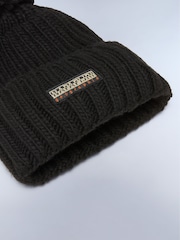 Napapijri Fea Black Beanie - Image 2 of 4