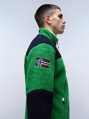 Napapijri Green Yupik Full-Zip Fleece - Image 4 of 7