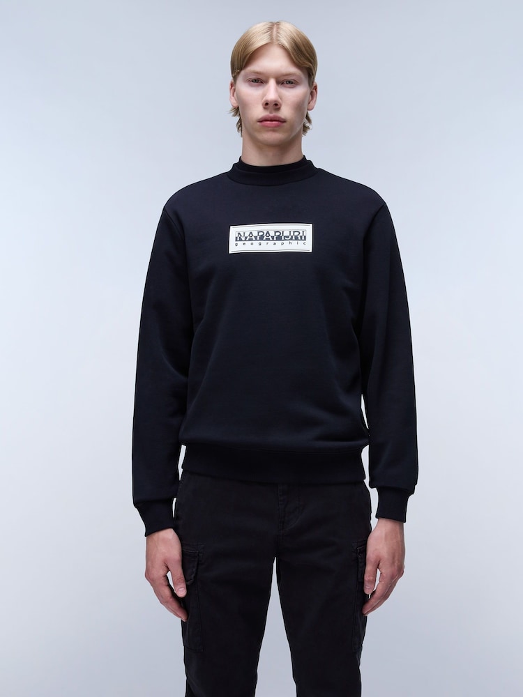 Napapijri Box Black Sweater - Image 1 of 5