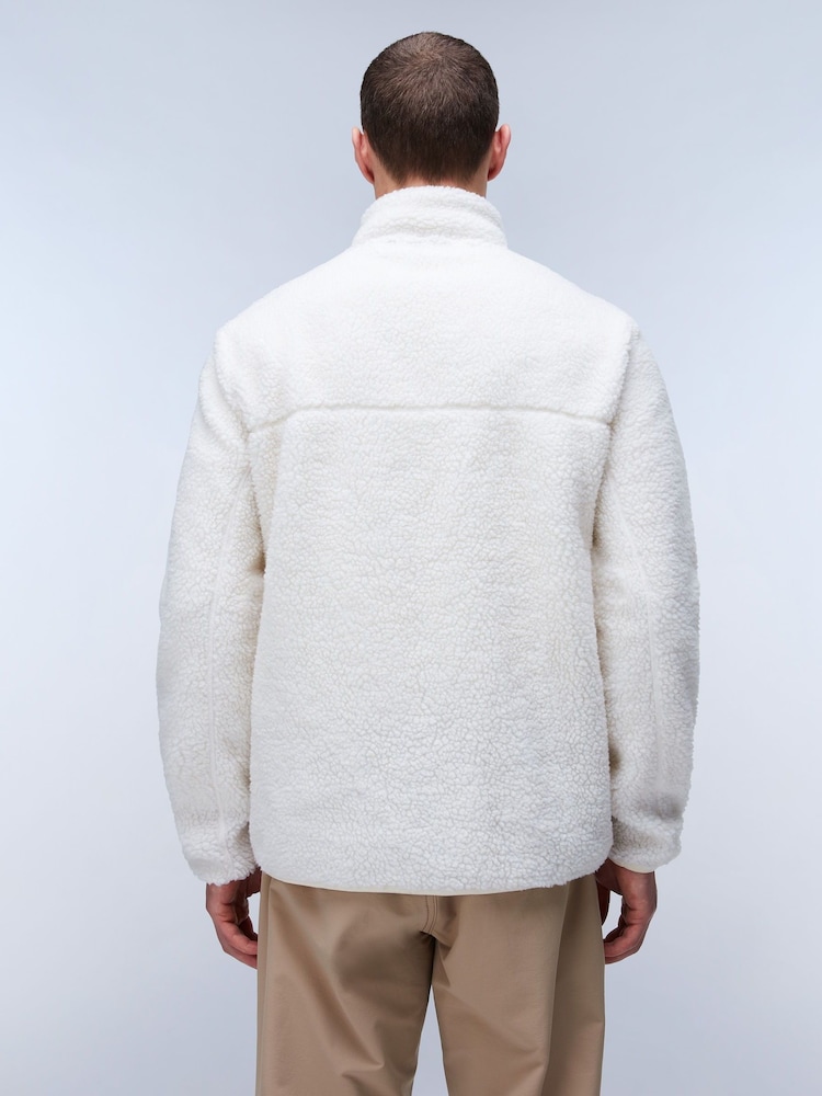 Napapijri Cream Tynik Full-Zip Fleece Hanorac cu glugă - Image 2 of 5