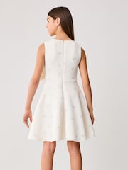 Baker by Ted Baker Bow Detail Embossed Scuba Dress - Bild 4 von 11