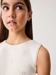 Baker by Ted Baker Bow Detail Embossed Scuba Dress - Bild 5 von 11