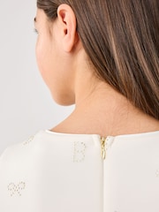 Baker by Ted Baker Bow Detail Embossed Scuba Dress - Bild 6 von 11