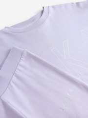 Baker by Ted Baker Blue Branded Sweat Top and Flare Set - Image 11 of 11