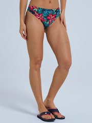 Animal Red Womens Docks Printed Bikini Bottoms - Image 1 of 8
