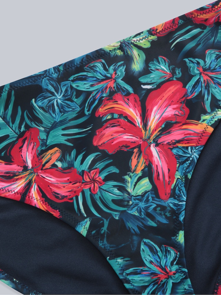 Animal Red Womens Docks Printed Bikini Bottoms - Image 7 of 8