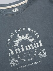 Animal Grey Womens Phoenix Organic T-Shirt - Image 3 of 4