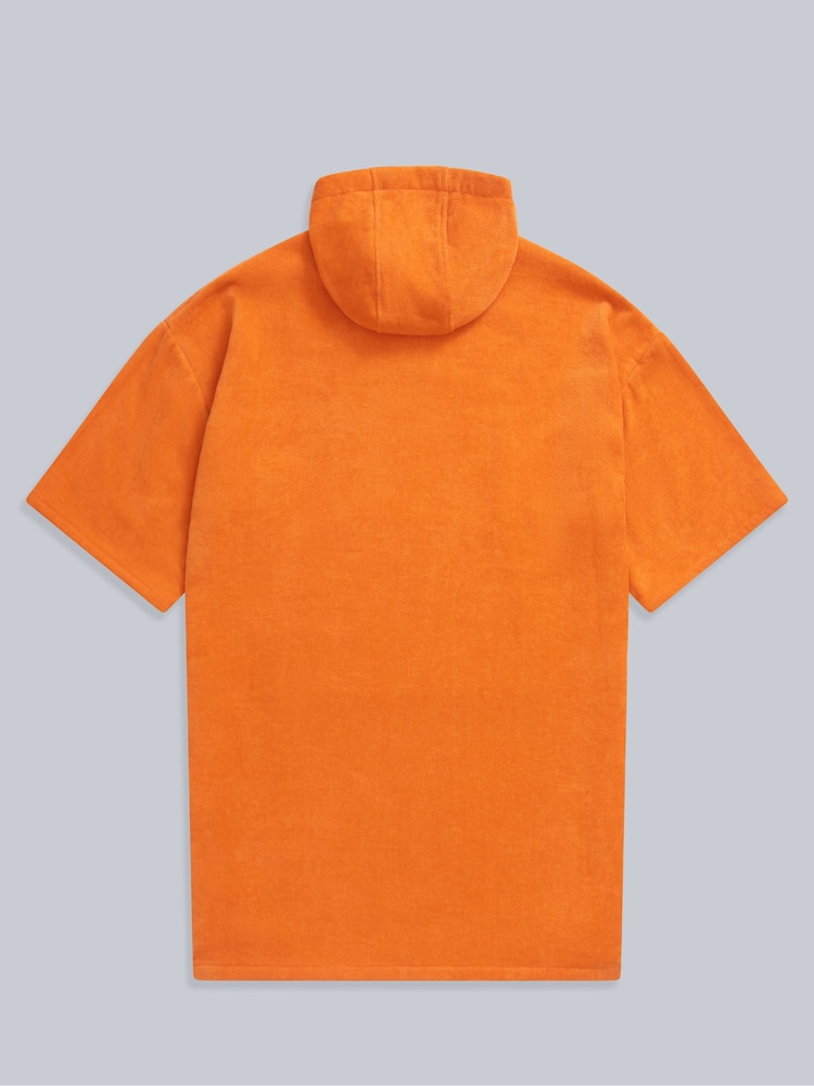Animal Orange Gill Kids Towelling Changing Poncho - Image 2 of 4