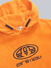 Animal Orange Gill Kids Towelling Changing Poncho - Image 3 of 4