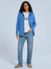 أزرق - Animal Womens Nikki Zip Hoodie - صورة 3 من 7