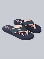 Animal Blue Womens Marti Flip Flops - Image 1 of 5