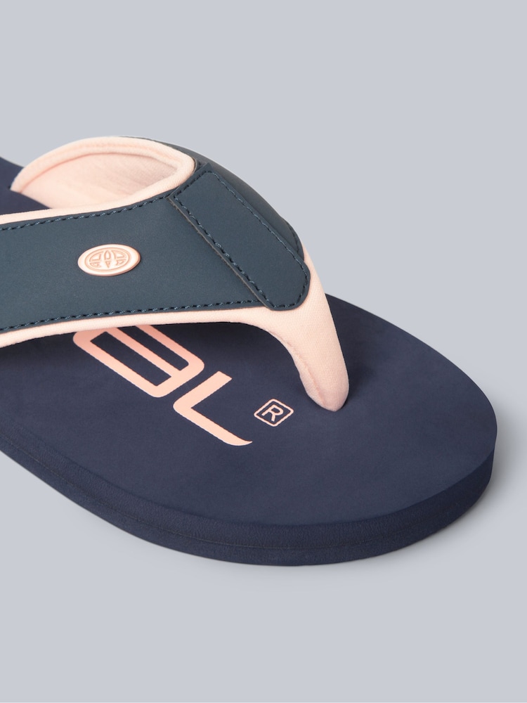Animal Blue Womens Marti Flip Flops - Image 4 of 5