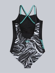 Animal Black Strappy Zora Womens Swimsuit - Image 2 of 5