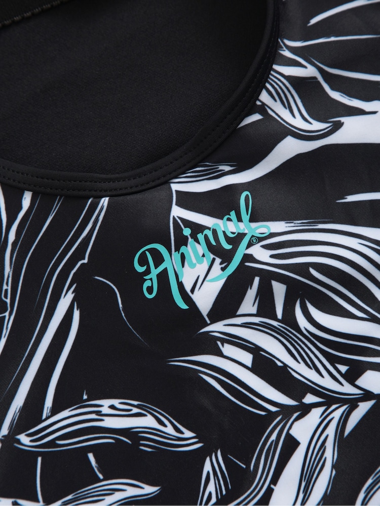 Animal Black Strappy Zora Womens Swimsuit - Image 5 of 5