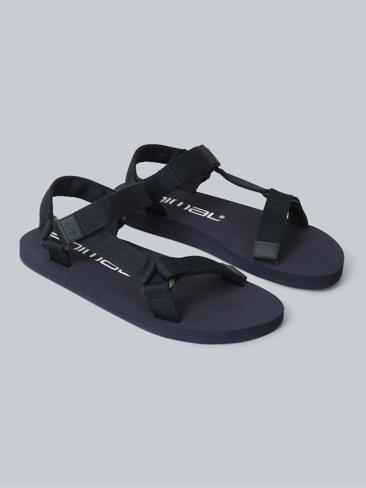 Animal Blue Mens Drift Sandals - Image 1 of 6