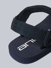 Animal Blue Mens Drift Sandals - Image 5 of 6