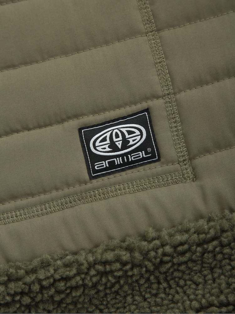 Animal Green Hennie Borg Fleece Jacket - Image 9 of 9