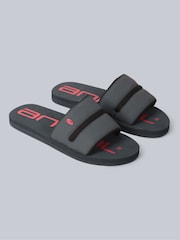 Animal Charcoal Grey Wave Sliders - Image 1 of 5