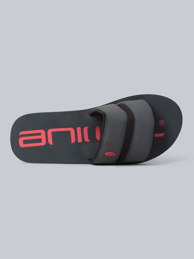 Animal Charcoal Grey Wave Sliders - Image 2 of 5