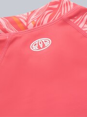 Animal Light Pink Womens Lucie Recycled Rash Vest - Image 8 of 8