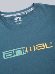 Animal Blue Mens Jacob Organic T-Shirt - Image 3 of 4