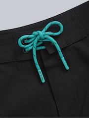 Animal Charcoal Black Womens Aurora Mini Quick Drying Boardshorts - Image 7 of 8