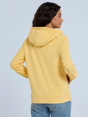 Animal Yellow Womens Nikki Organic Zip Through Hoodie - Image 4 of 8