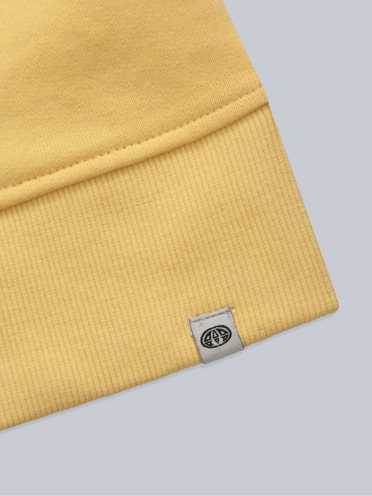 Animal Yellow Womens Nikki Organic Zip Through Hoodie - Image 8 of 8