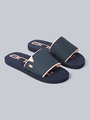 Animal Blue Womens Wave Sliders - Image 1 of 5