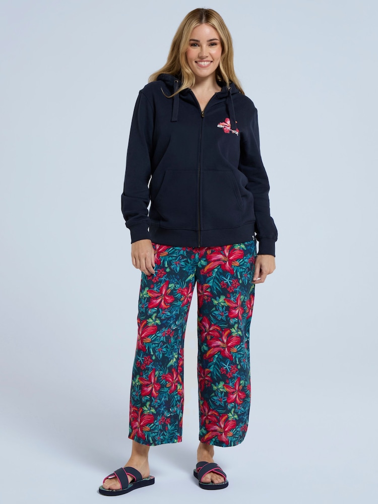 Animal Blue Blue Womens Maya Zip Up Hoodie - Image 2 of 9