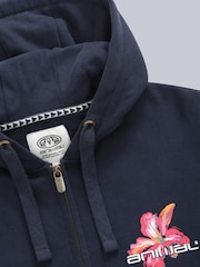 Animal Blue Blue Womens Maya Zip Up Hoodie - Image 7 of 9