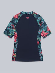 Animal Dark Blue Womens Lucie Quick Drying Rash Vest - Image 5 of 7