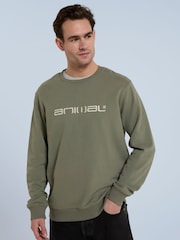 Animal Green Mens Driver Sweatshirt - Image 1 of 8