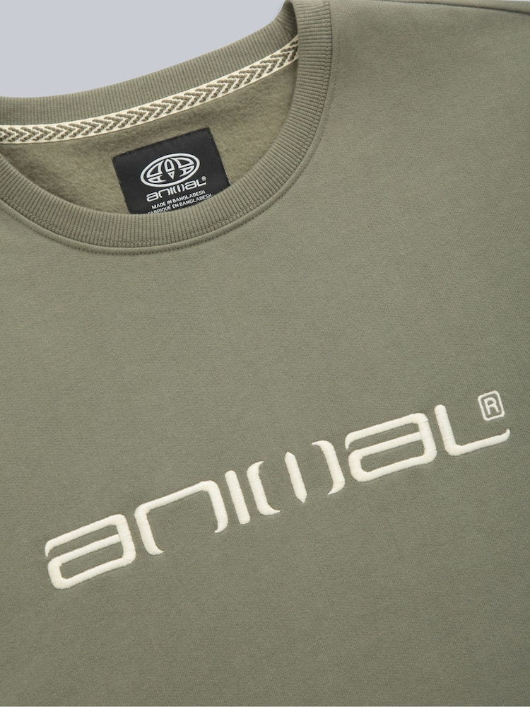 Animal Green Mens Driver Sweatshirt - Image 7 of 8