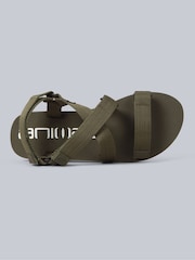 Animal Green Womens Drift Sandals - Image 2 of 6