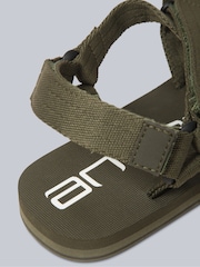 Animal Green Womens Drift Sandals - Image 6 of 6