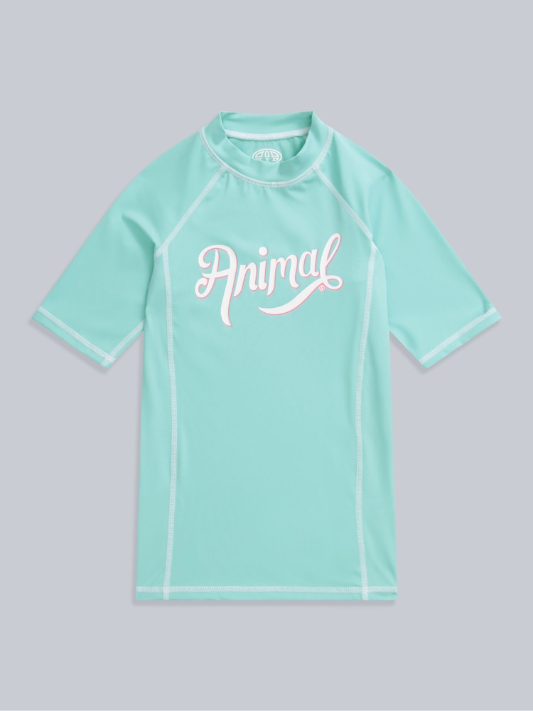 Animal Blue Kids Daisy Recycled Rash Vest - Image 1 of 4