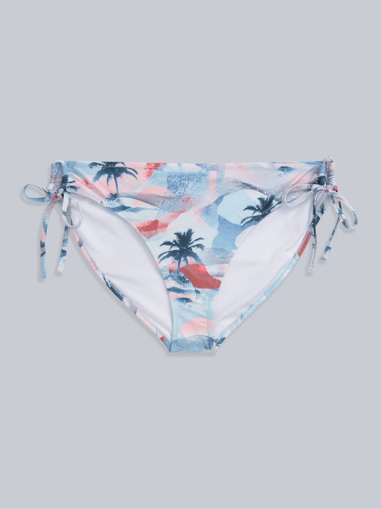 Animal Iona bikinibroekje met print en gestrikte zijkanten - Image 1 of 5
