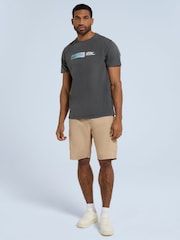 Animal Grey Mens Chase Relaxed 100% Cotton T-Shirt - Image 4 of 9