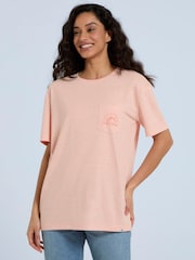 Pink - Animal Womens Elena Pocket T-Shirt - Bild 1 von 9