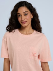 Pink - Animal Womens Elena Pocket T-Shirt - Bild 4 von 9