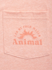 Pink - Animal Womens Elena Pocket T-Shirt - Bild 8 von 9