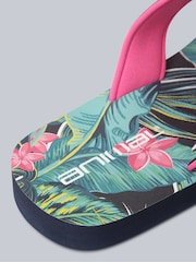 Animal Blue Womens Sandbar Sliders - Image 5 of 5
