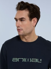 Animal Blue Mens Driver Sweatshirt - Image 4 of 8