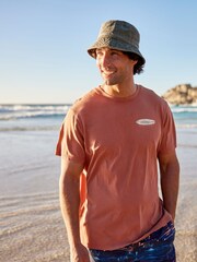 Animal Orange Mens Chase Organic Graphic T-Shirt - Image 1 of 9