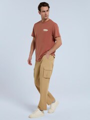 Animal Orange Mens Chase Organic Graphic T-Shirt - Image 3 of 9