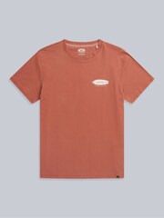 Animal Orange Mens Chase Organic Graphic T-Shirt - Image 6 of 9